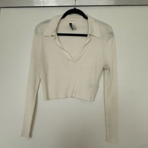 WOMEN’S H&M CROPPED LONG SLEEVE